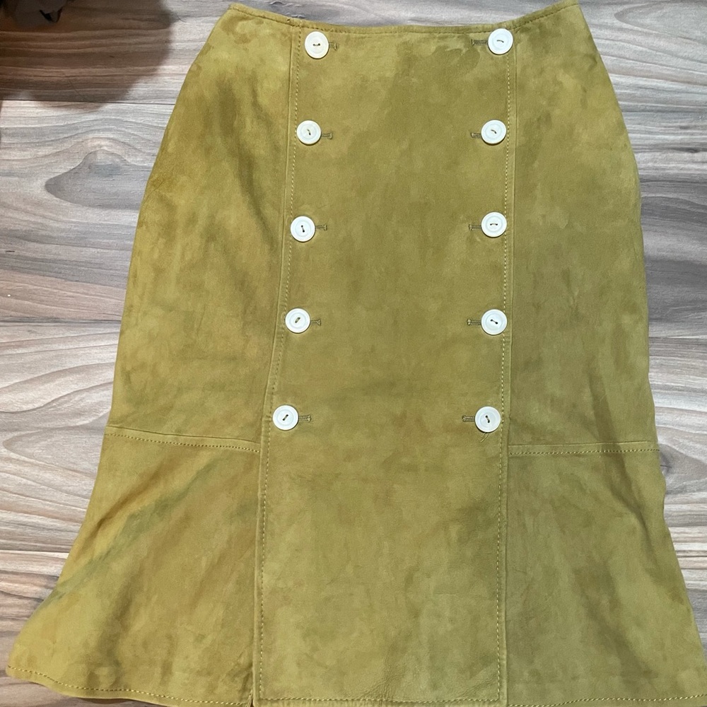 80s Vintage Lambskin Valentino skirt